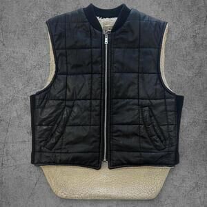 Vintage 90s Sherpa Lined Fleece Vest